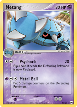 Metang - Hidden Legends - #43 - Pokemon TCG card