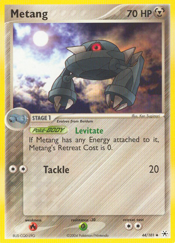 Metang - Hidden Legends - #44 - Pokemon TCG card