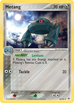 Metang - Hidden Legends - #44 - Pokemon TCG card