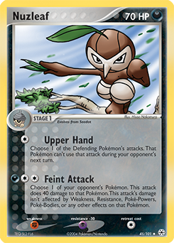 Nuzleaf #45 Nuzleaf - Hidden Legends - #45 - Pokemon TCG card