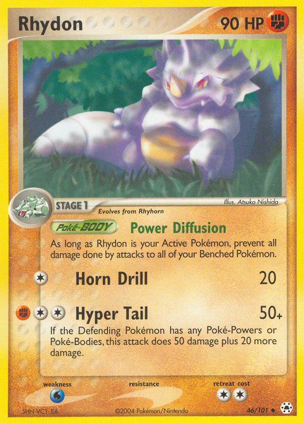 Rhydon - Hidden Legends - #46 - Pokemon TCG card