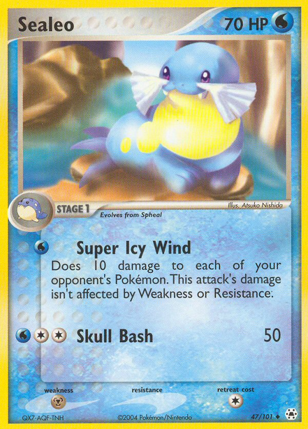 Sealeo - Hidden Legends - #47 - Pokemon TCG card