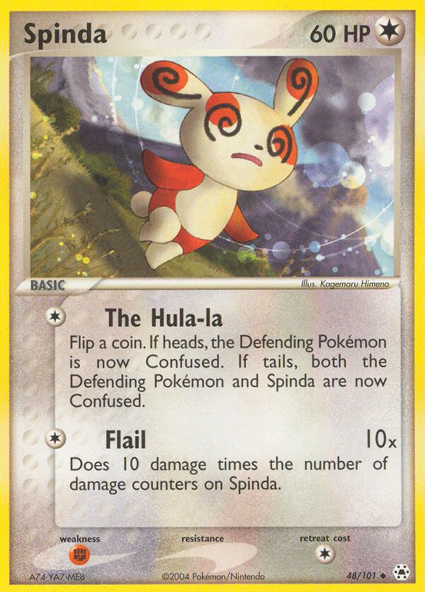 Spinda - Hidden Legends - #48 - Pokemon TCG card