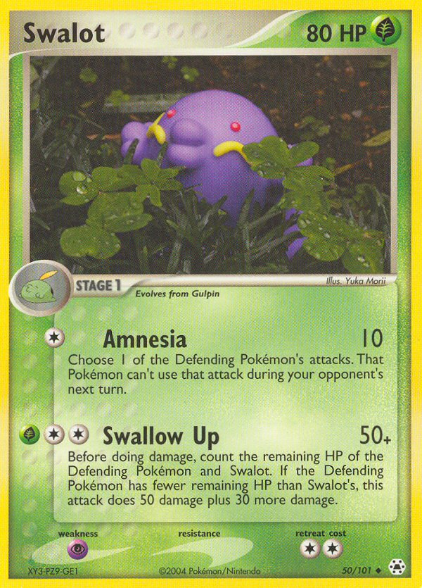 Swalot - Hidden Legends - #50 - Pokemon TCG card