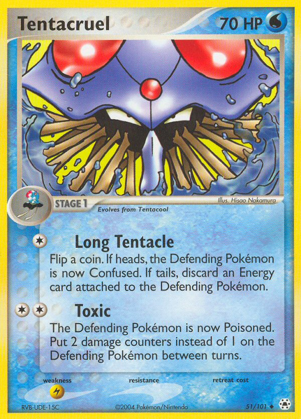 Tentacruel - Hidden Legends - #51 - Pokemon TCG card