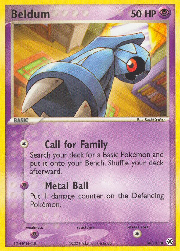 Beldum - Hidden Legends - #54 - Pokemon TCG card