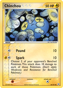 Chinchou #56 Chinchou - Hidden Legends - #56 - Pokemon TCG card