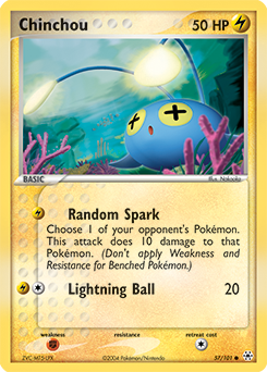 Chinchou #57 Chinchou - Hidden Legends - #57 - Pokemon TCG card