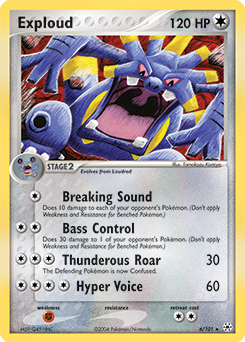 Exploud #6 Exploud - Hidden Legends - #6 - Pokemon TCG card