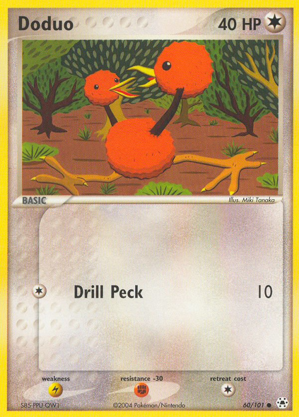 Doduo - Hidden Legends - #60 - Pokemon TCG card