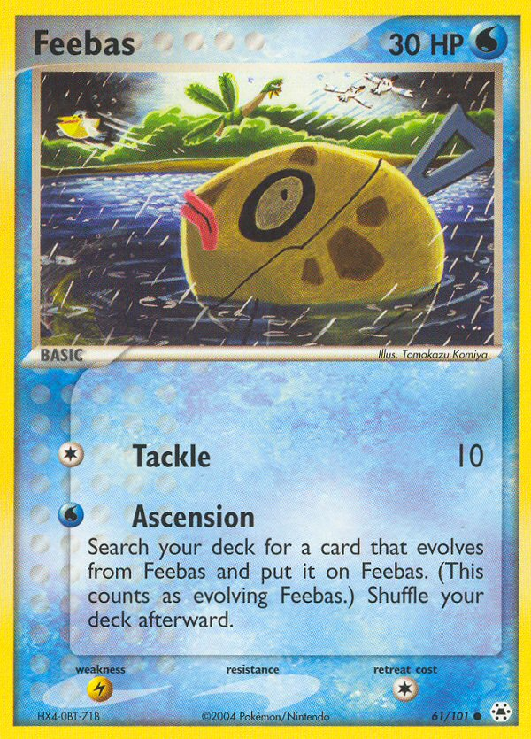 Feebas - Hidden Legends - #61 - Pokemon TCG card