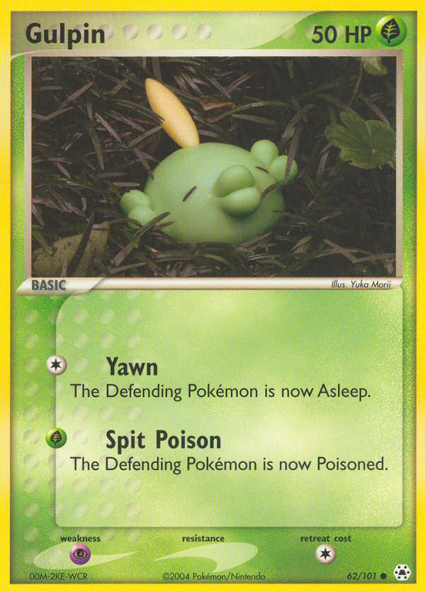 Gulpin - Hidden Legends - #62 - Pokemon TCG card