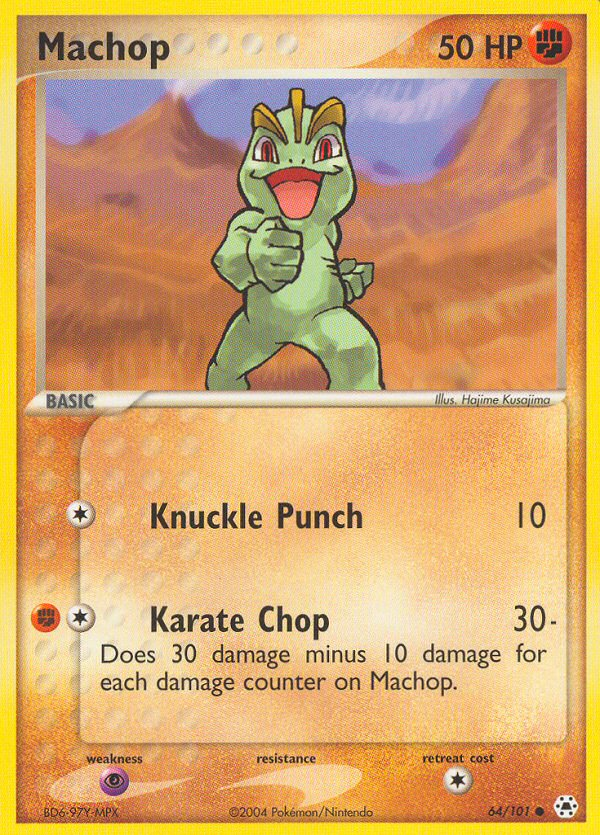 Machop - Hidden Legends - #64 - Pokemon TCG card