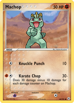 Machop #64 Machop - Hidden Legends - #64 - Pokemon TCG card