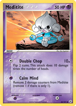Meditite - Hidden Legends - #65 - Pokemon TCG card
