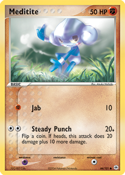 Meditite - Hidden Legends - #66 - Pokemon TCG card