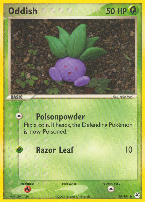 Oddish - Hidden Legends - #68 - Pokemon TCG card