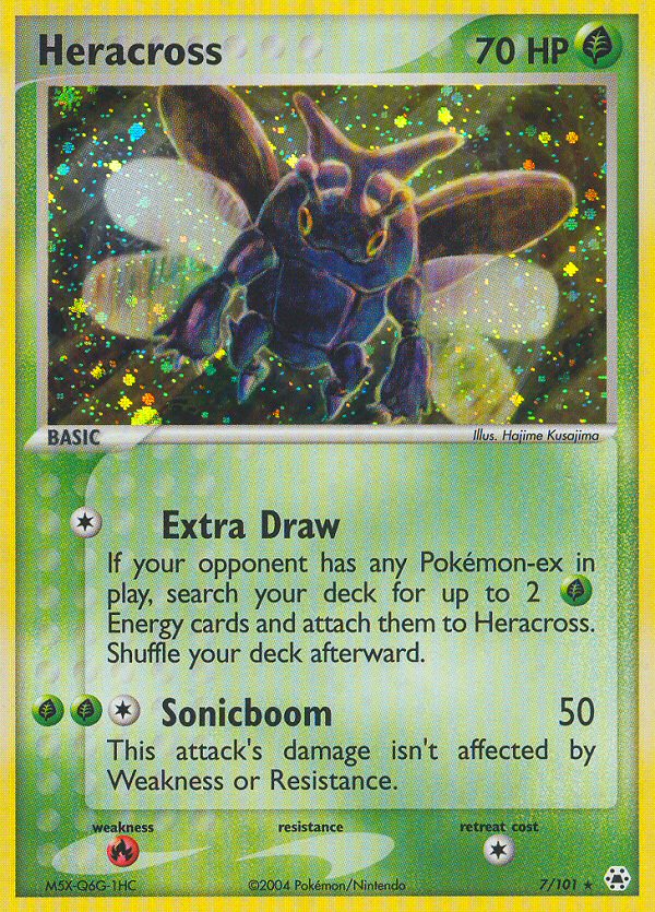 Heracross - Hidden Legends - #7 - Pokemon TCG card