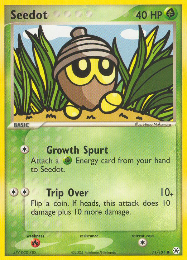 Seedot - Hidden Legends - #71 - Pokemon TCG card