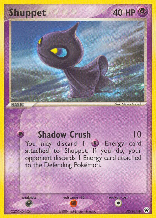 Shuppet - Hidden Legends - #72 - Pokemon TCG card
