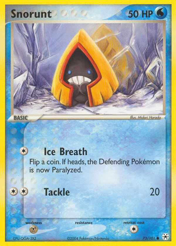 Snorunt - Hidden Legends - #73 - Pokemon TCG card