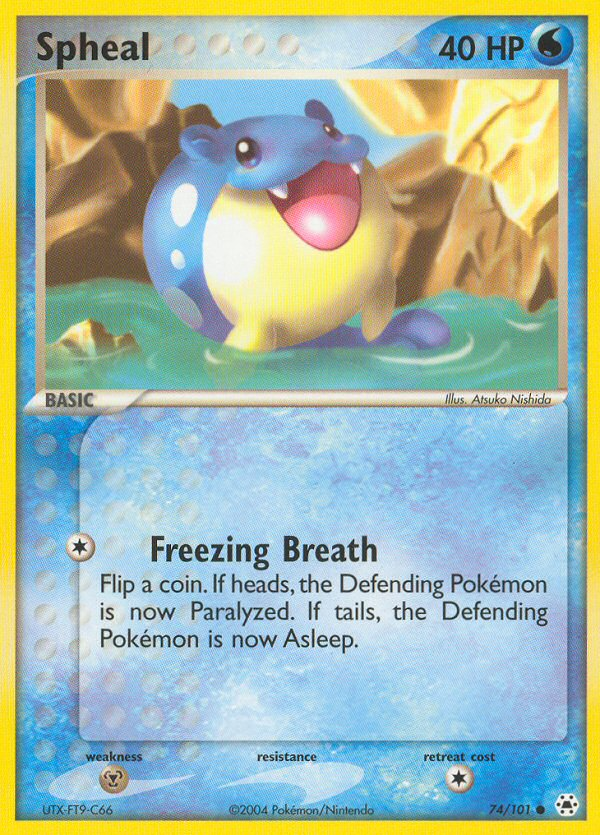 Spheal - Hidden Legends - #74 - Pokemon TCG card