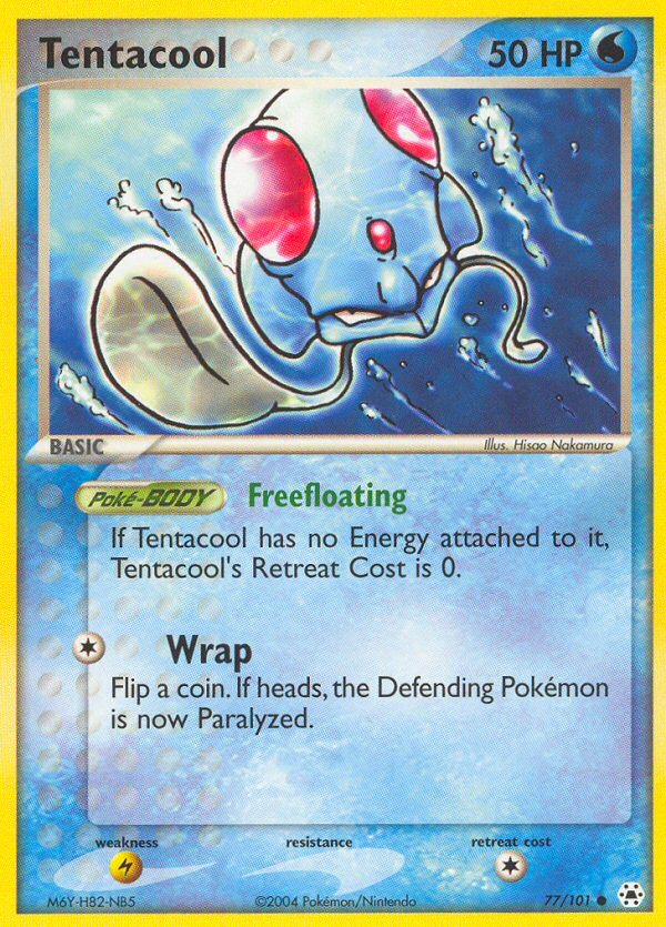 Tentacool - Hidden Legends - #77 - Pokemon TCG card