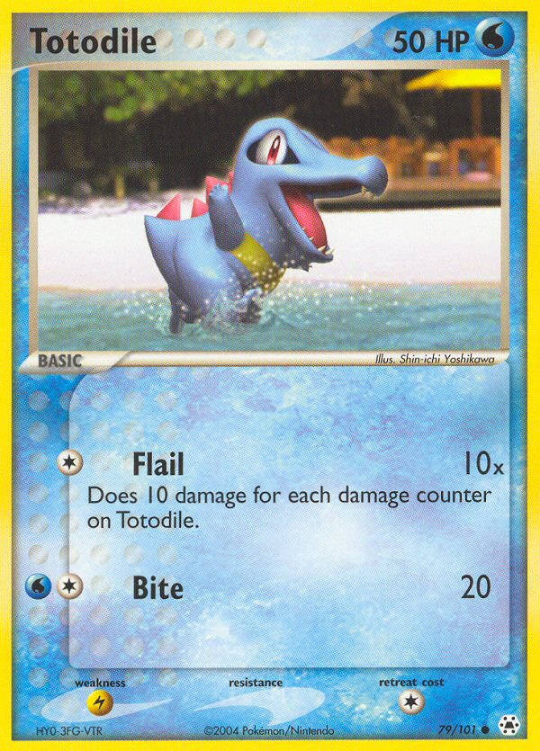 Totodile - Hidden Legends - #79 - Pokemon TCG card
