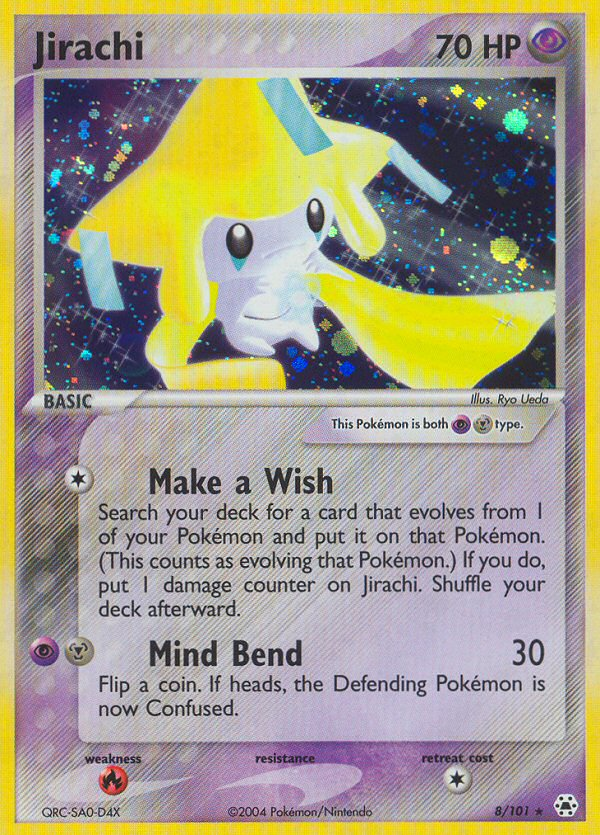 Jirachi - Hidden Legends - #8 - Pokemon TCG card