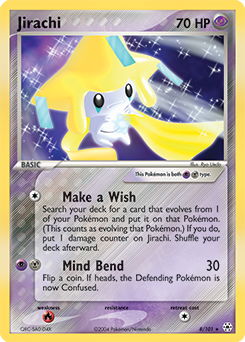 Jirachi #8 Jirachi - Hidden Legends - #8 - Pokemon TCG card