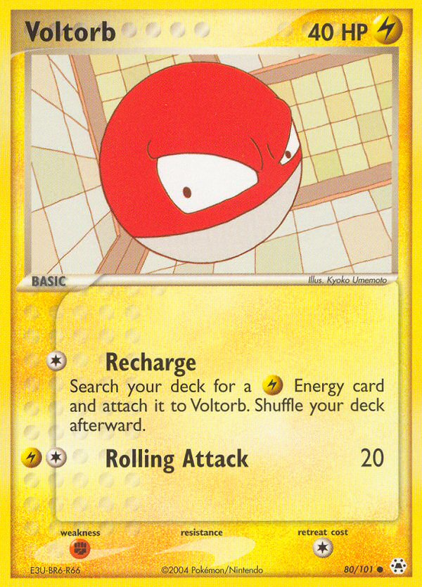 Voltorb - Hidden Legends - #80 - Pokemon TCG card