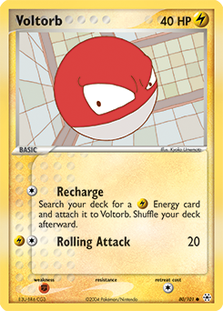 Voltorb #80 Voltorb - Hidden Legends - #80 - Pokemon TCG card
