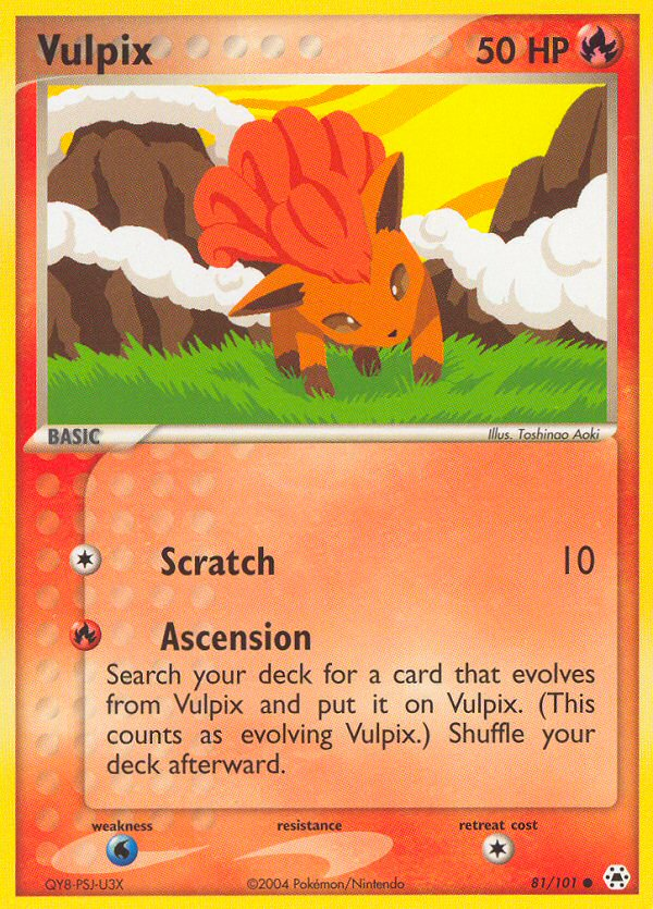 Vulpix - Hidden Legends - #81 - Pokemon TCG card