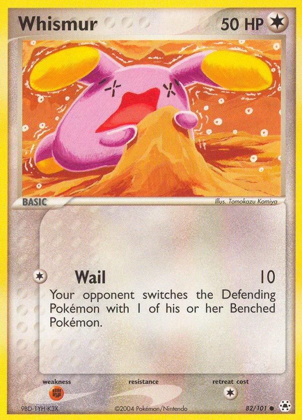 Whismur - Hidden Legends - #82 - Pokemon TCG card