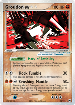 Groudon ex #93 Groudon ex - Hidden Legends - #93 - Pokemon TCG card