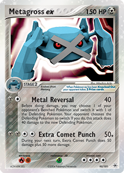 Metagross ex - Hidden Legends - #95 - Pokemon TCG card