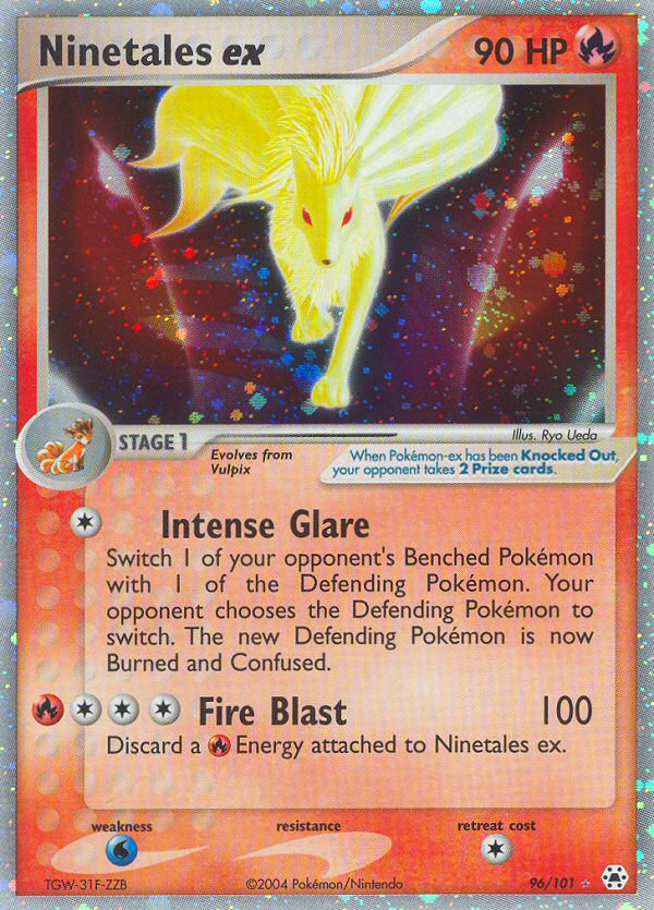 Ninetales ex - Hidden Legends - #96 - Pokemon TCG card