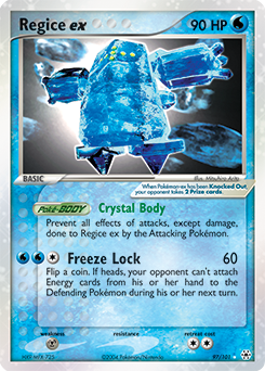Regice ex #97 Regice ex - Hidden Legends - #97 - Pokemon TCG card