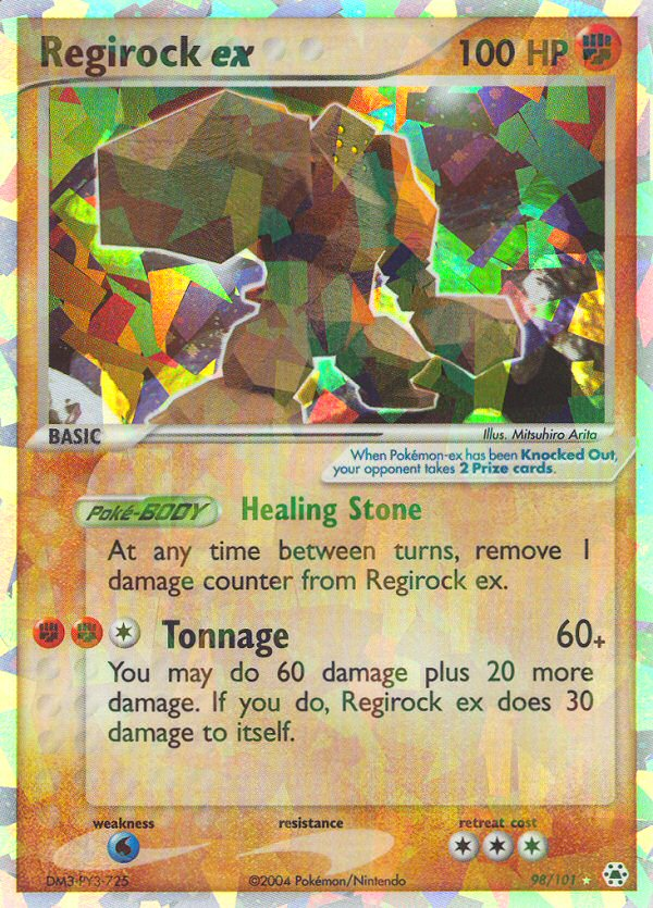 Regirock ex - Hidden Legends - #98 - Pokemon TCG card