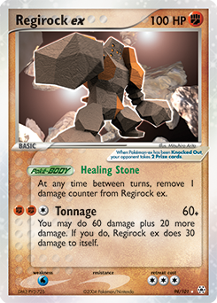 Regirock ex - Hidden Legends - #98 - Pokemon TCG card