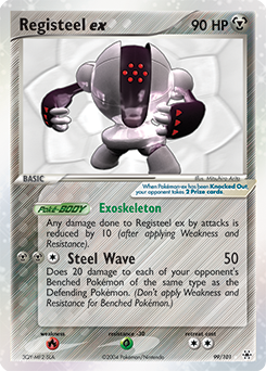 Registeel ex #99 Registeel ex - Hidden Legends - #99 - Pokemon TCG card