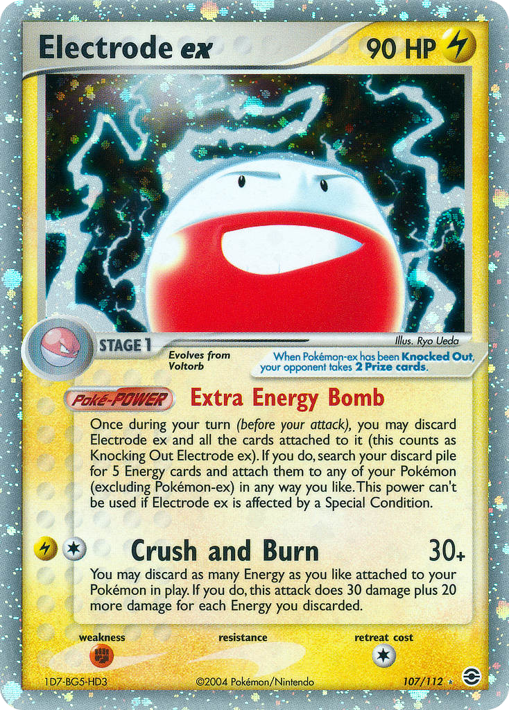 Electrode ex - FireRed & LeafGreen - #107 - Pokemon TCG card