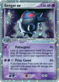 Gengar ex #108 Gengar ex - FireRed & LeafGreen - #108 - Pokemon TCG card