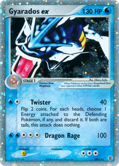 Gyarados ex - FireRed & LeafGreen - #109 - Pokemon TCG card
