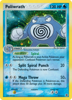 Poliwrath #11 Poliwrath - FireRed & LeafGreen - #11 - Pokemon TCG card
