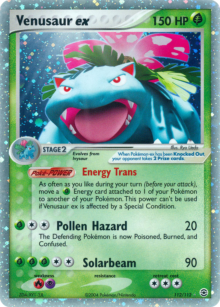 Venusaur ex - FireRed & LeafGreen - #112 - Pokemon TCG card