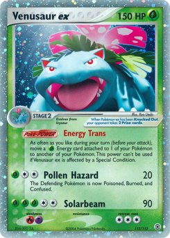 Venusaur ex #112 Venusaur ex - FireRed & LeafGreen - #112 - Pokemon TCG card