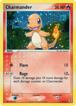 Charmander #113 Charmander - FireRed & LeafGreen - #113 - Pokemon TCG card
