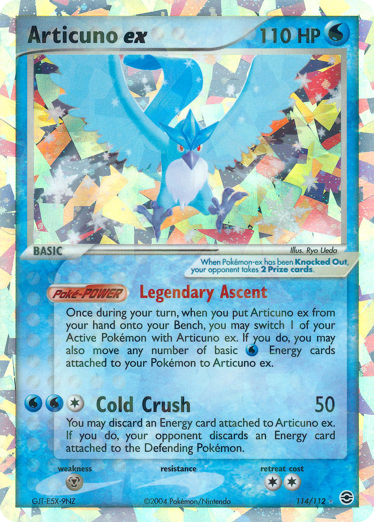 Articuno ex - FireRed & LeafGreen - #114 - Pokemon TCG card
