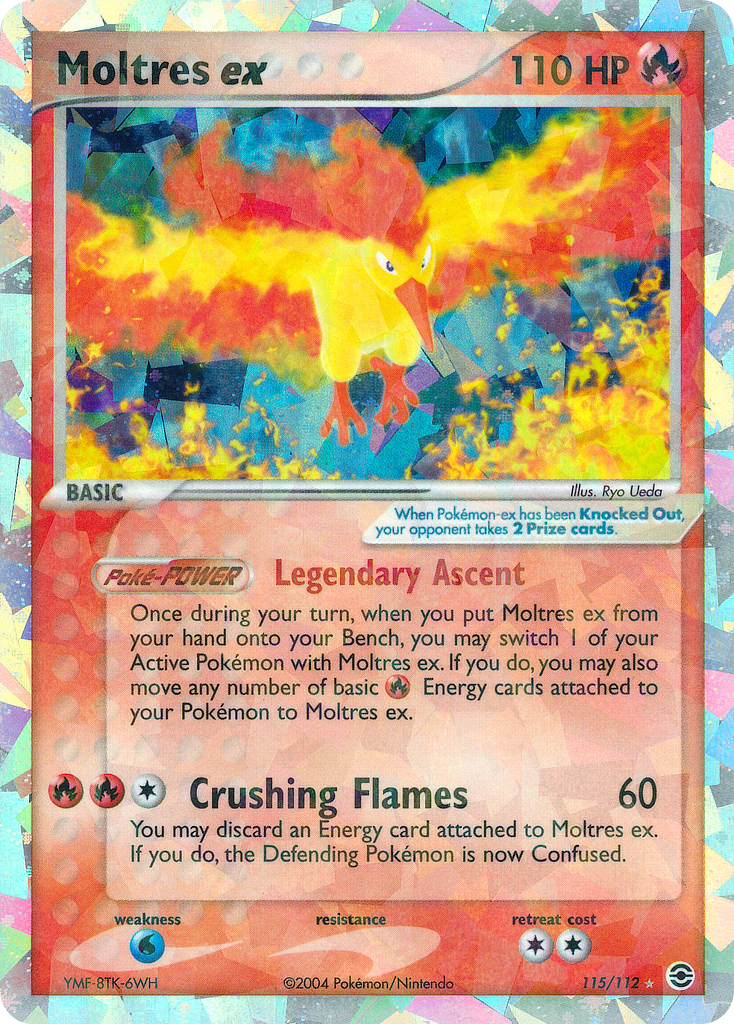 Moltres ex - FireRed & LeafGreen - #115 - Pokemon TCG card